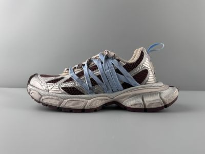 Balenciaga 3XL Interlace Retro Dad Shoes Black Mesh Sports Shoes